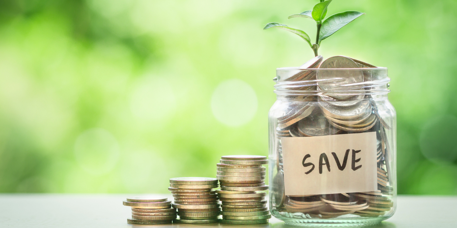 Saving Concept with a jar of money - Post-Greener Homes Grant: How the Energy Affordability Program Can Help with Your HVAC Costs